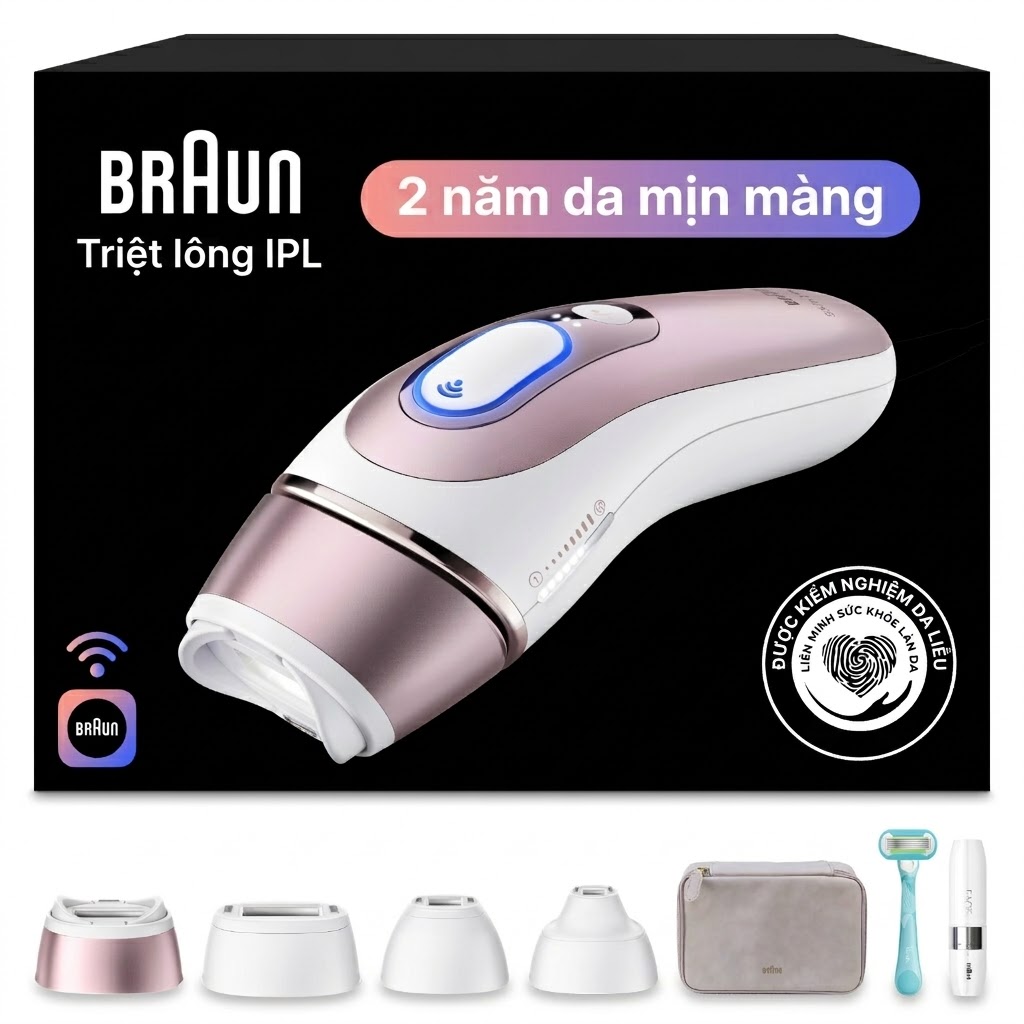 Các Câu Hỏi Thường Gặp Dành Cho Máy Triệt Lông Cá Nhân Braun Skin i·expert Pro 7 IPL