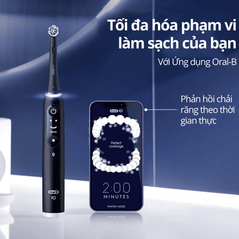 Bàn Chải Đánh Răng Điện Thông Minh Oral-B iO Series 6 iO6