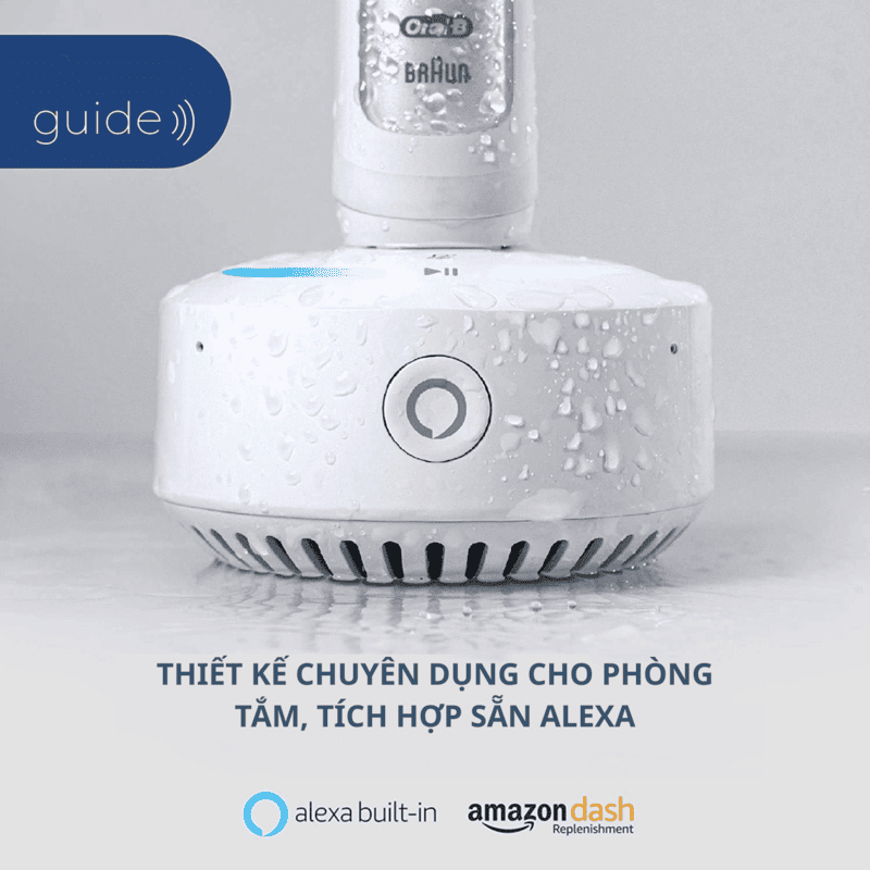 Bàn Chải Điện Oral-B Guide Genius Alexa Built-In, 6 Chế Độ Làm Sạch