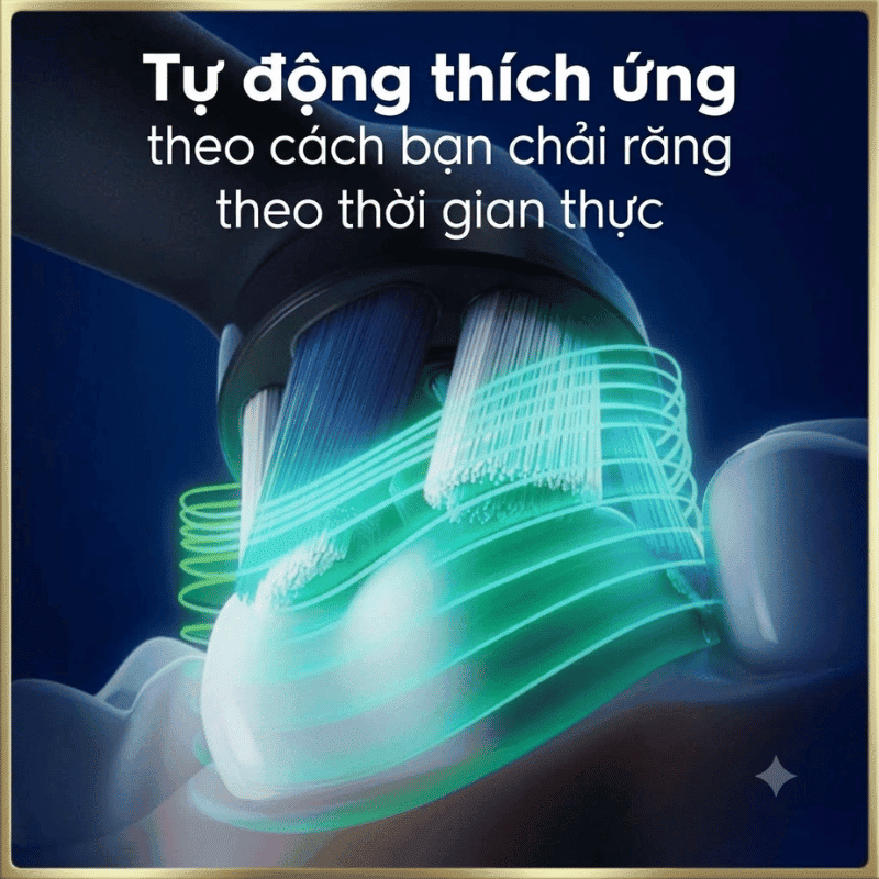 Bàn Chải Điện Oral-B iO9 Series Chính Hãng - 7 Chế Độ Làm Sạch, Công Nghệ AI, Cảm Biến Áp Lực