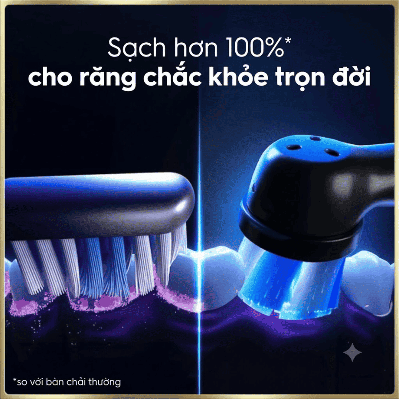 Bàn Chải Điện Oral-B iO9 Series Chính Hãng - 7 Chế Độ Làm Sạch, Công Nghệ AI, Cảm Biến Áp Lực