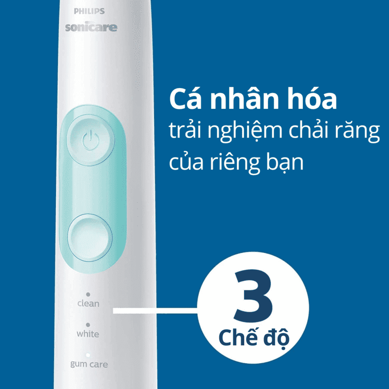Bàn Chải Điện Philips Sonicare 5100 Chăm Sóc Nướu, 3 Chế Độ