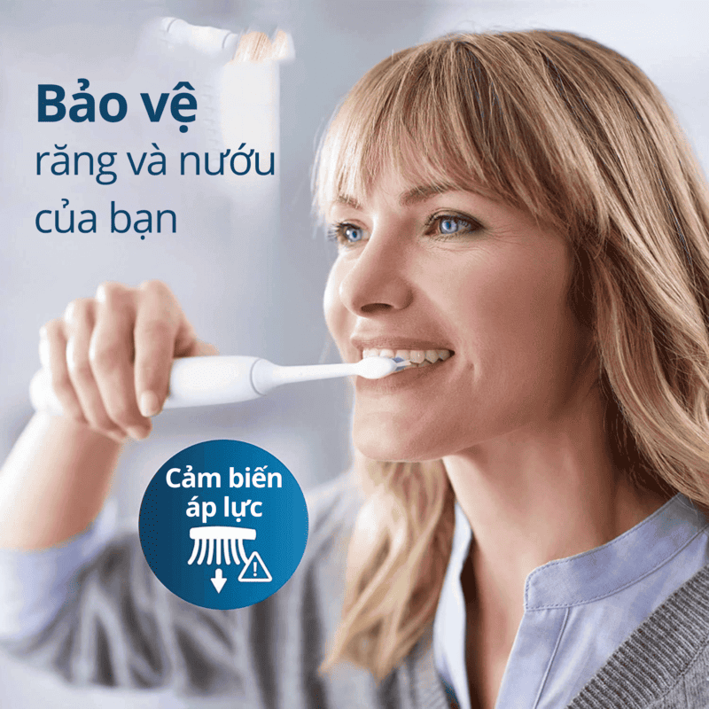 Bàn Chải Điện Philips Sonicare 5100 Chăm Sóc Nướu, 3 Chế Độ