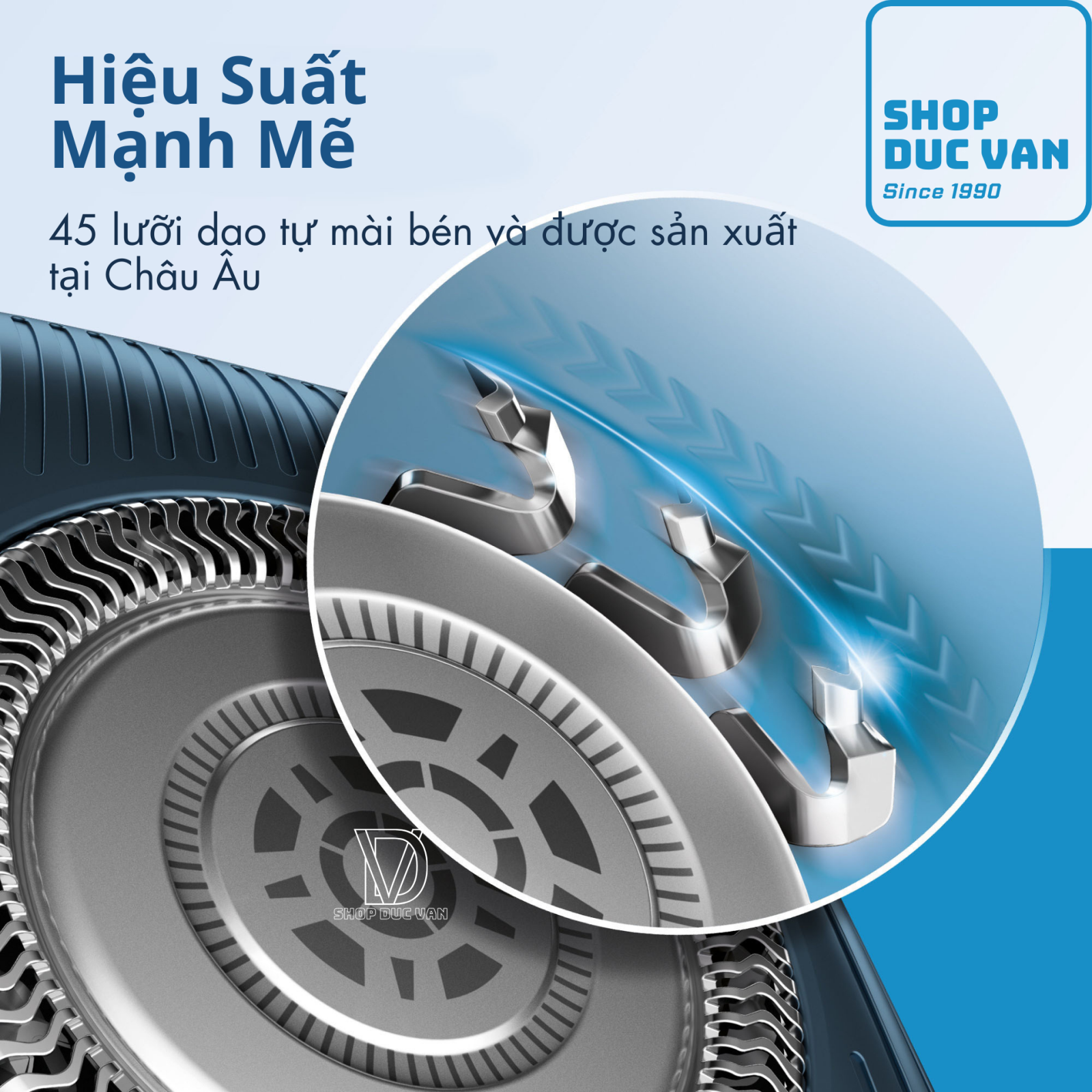 Philips Norelco Genuine Shaving Heads Compatible With Norelco Angular-Shaped Shaver Series 5000