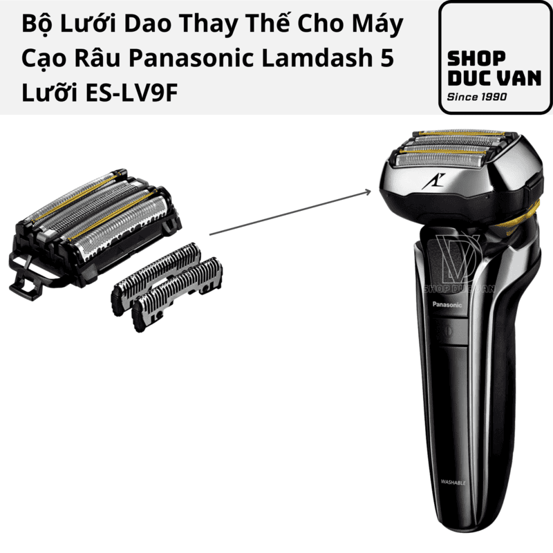 Bộ Màng Lưới Lưỡi Cắt Thay Thế Panasonic Dùng cho Lamdash 5 ES-LV9A ES-LV9B ES-LV9C ES-LV9D