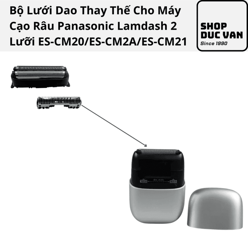 Bộ Màng Và Lưỡi Cạo Râu Thay Thế Panasonic Cho Máy Cạo Râu Panasonic ES-CM20 ES-CM2A ES-CM21 ES-CM2B