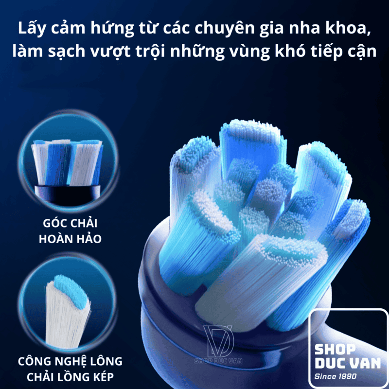 Đầu Bàn Chải Điện Thay Thế Oral-B iO Ultimate Clean, Làm Sạch Sâu 360°