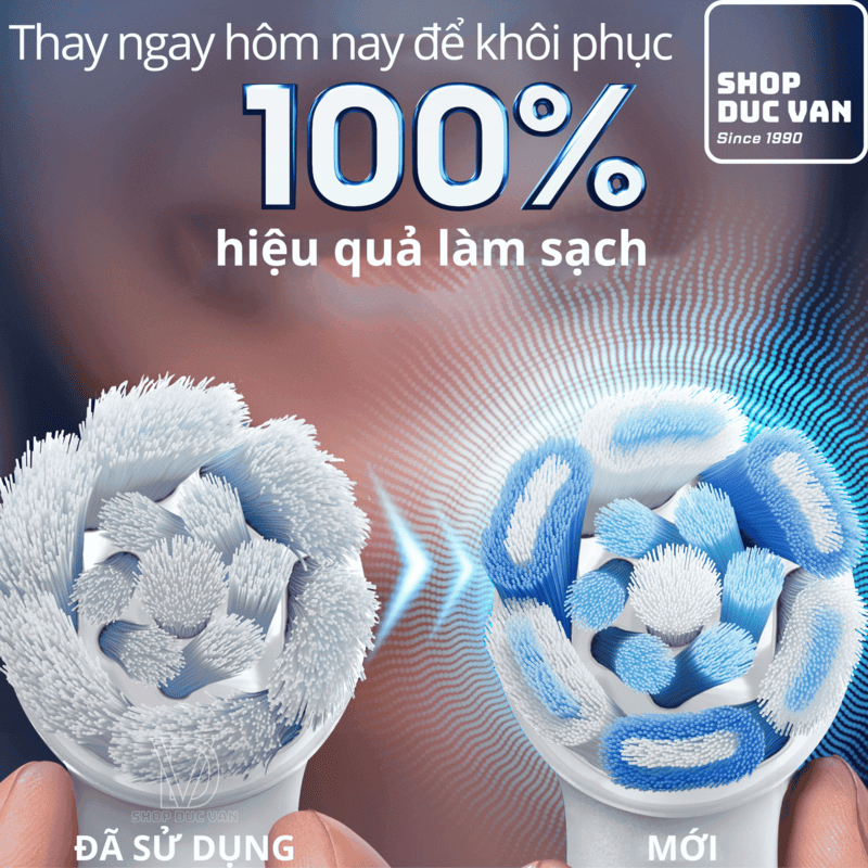 Đầu Bàn Chải Điện Thay Thế Oral-B iO Ultimate Clean, Làm Sạch Sâu 360°