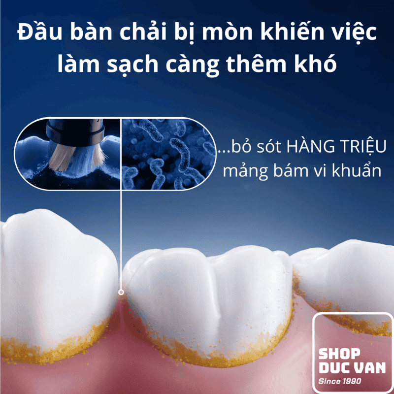 Đầu Bàn Chải Điện Thay Thế Oral-B iO Ultimate Clean, Làm Sạch Sâu 360°