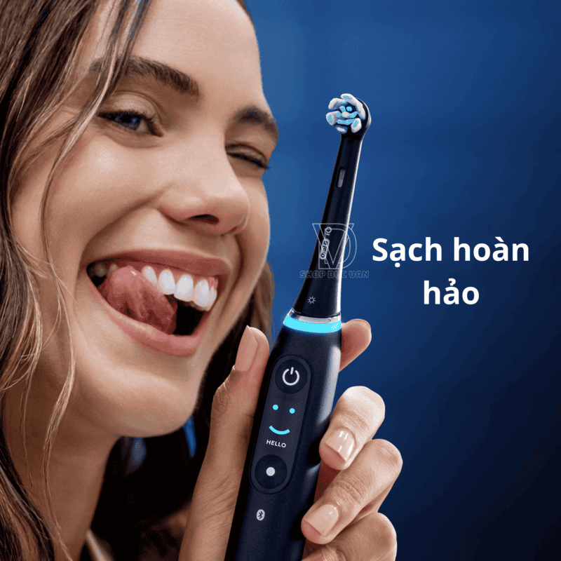 Đầu Bàn Chải Điện Thay Thế Oral-B iO Ultimate Clean, Làm Sạch Sâu 360°