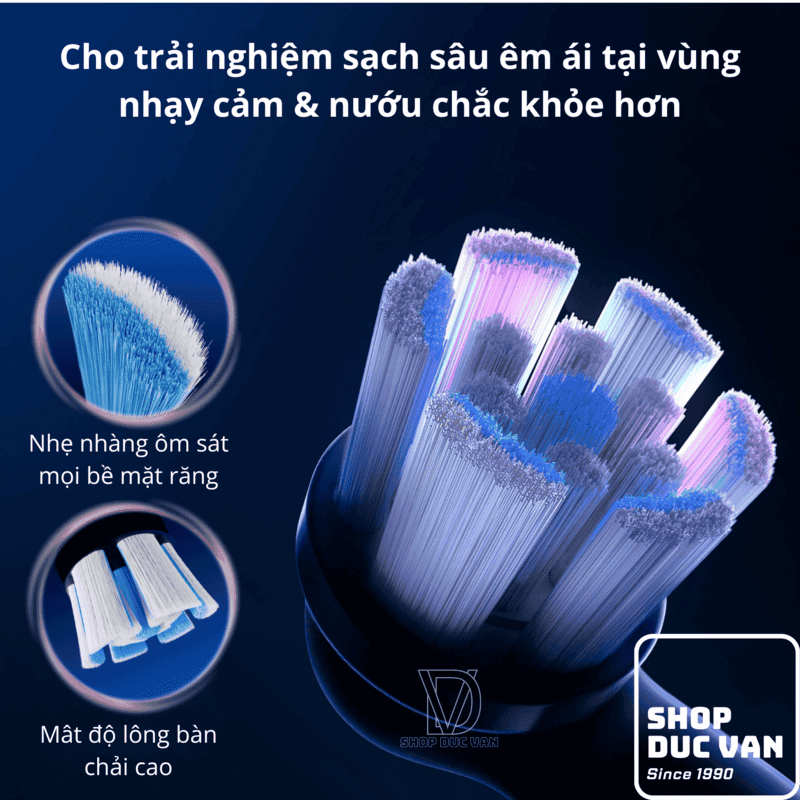 Đầu Bàn Chải Thay Thế Oral-B iO Gentle Care Dành Cho Răng Nhạy Cảm