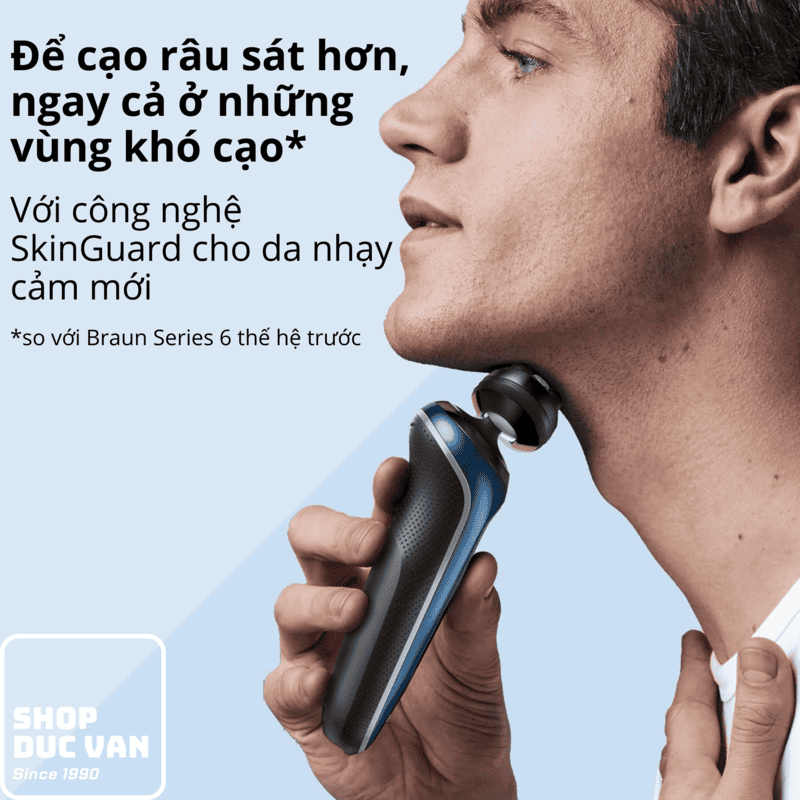 Đầu Lưỡi Cạo Râu Thay Thế Braun 64B Cho Máy Cạo Râu Braun Series 6 (6120s, 6172cc, 6177cc, 62-B1200s)