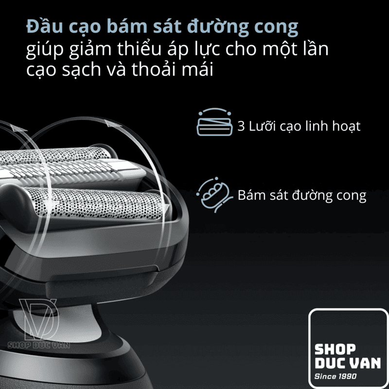 Đầu Lưỡi Cạo Râu Thay Thế Braun 64B Cho Máy Cạo Râu Braun Series 6 (6120s, 6172cc, 6177cc, 62-B1200s)