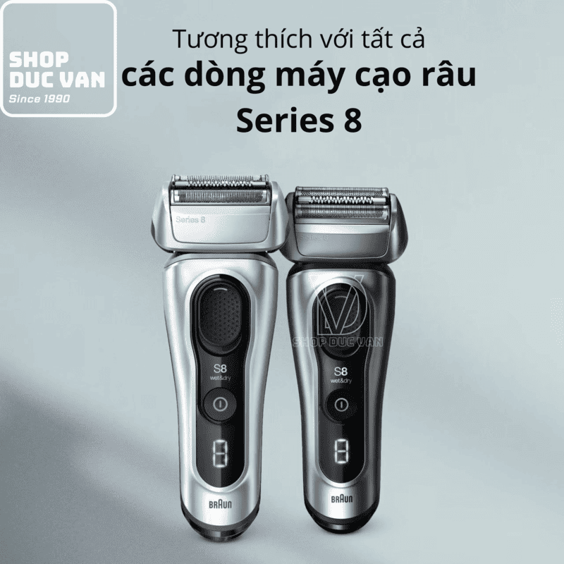 Đầu Cạo Thay Thế Braun 83M Chính Hãng Cho Máy Cạo Râu Series 8 8413s 8417s 8513s 8517s 8519s