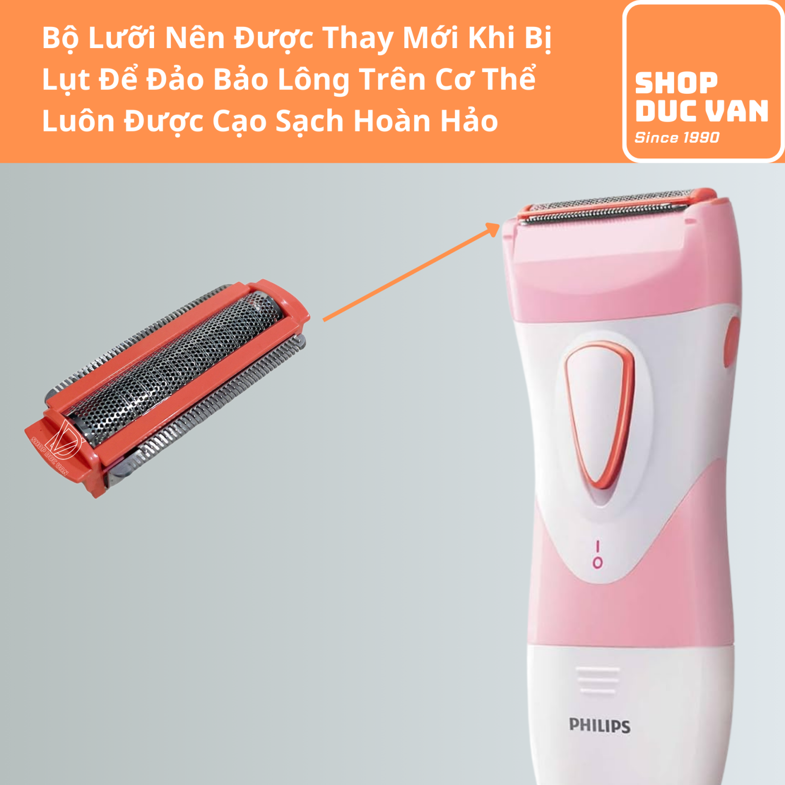 Philips Women's Shaver SatinShave Essential Replacement Foil & Cutter HP6306