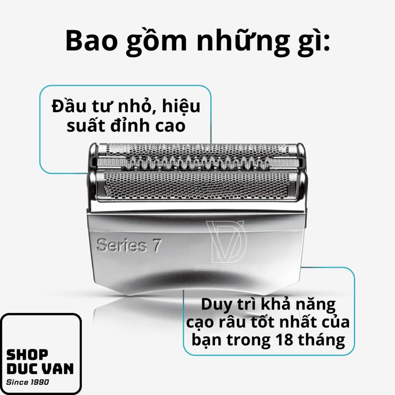 Đầu Cạo Râu Braun 70S Thay Thế Series 7 Model 720s 730s 740s 750cc 760cc 765cc 790cc 795cc