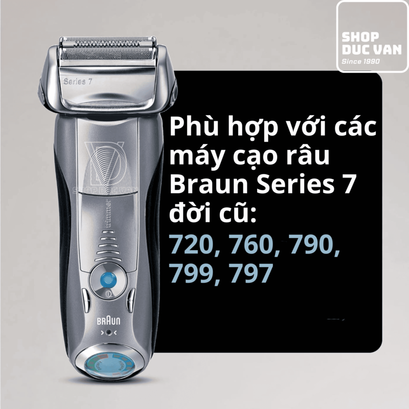 Đầu Cạo Râu Braun 70S Thay Thế Series 7 Model 720s 730s 740s 750cc 760cc 765cc 790cc 795cc