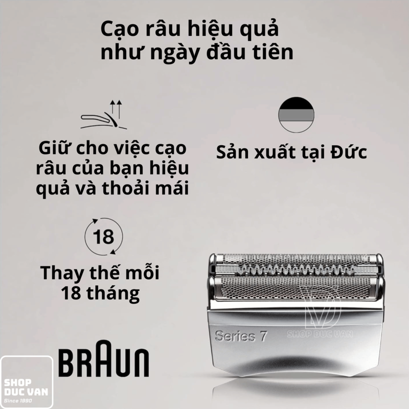 Đầu Cạo Râu Braun 70S Thay Thế Series 7 Model 720s 730s 740s 750cc 760cc 765cc 790cc 795cc