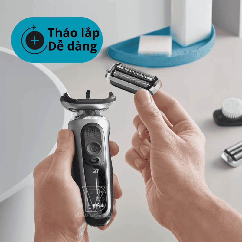 Đầu Cạo Thay Thế Braun 73S Dùng cho Máy Cạo Râu Braun Series 7  Thế Hệ Mới 7085cc 7075cc 7020s