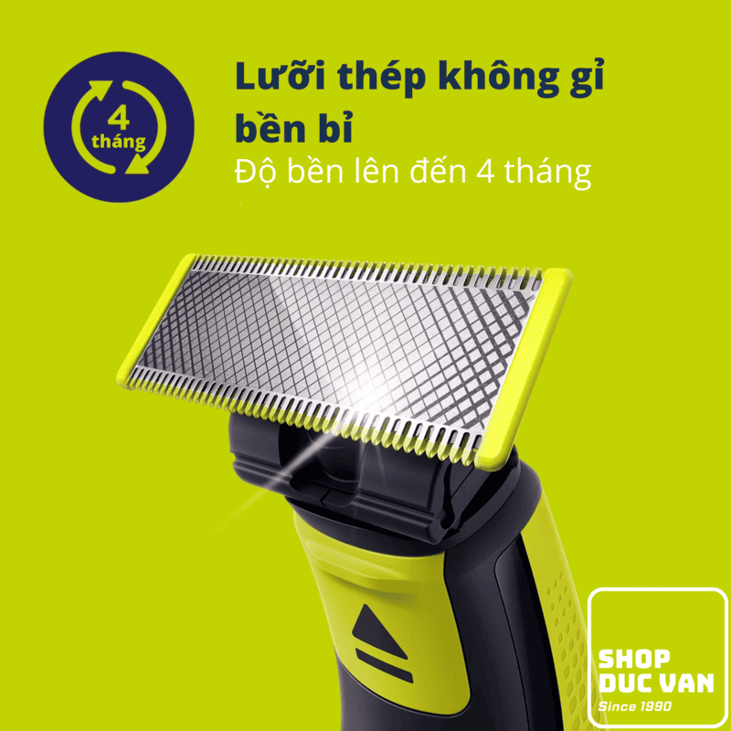 Lưỡi Dao Cạo Râu Philips OneBlade Original Thay Thế  Tương Thích Series QP6620 QP6650