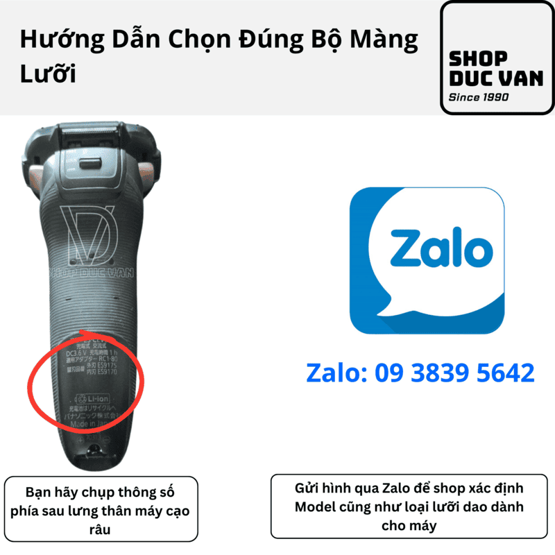 Màng Lưỡi Cạo Thay Thế Panasonic Chính Cho ES-CLV5A ES-CLV5B ES-CLV5C ES-CLV5D ES-ELV5B ES-TLVFE