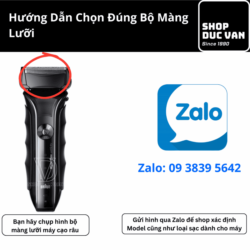 Bộ Màng Lưỡi Thay Thế Cho Braun WaterFlex WF1s & WF2s