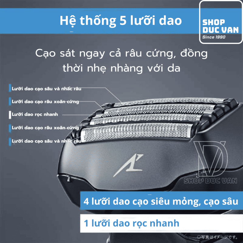 Màng Lưỡi Thay Thế Panasonic Cho Máy Cạo Râu 5 Lưỡi ES-LVG8 ES-NLV68 ES-LV67 ES-LVK8 ES-NLV98