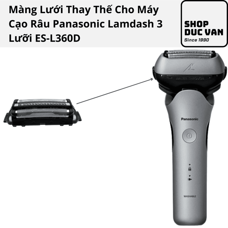 Panasonic Replacement Outer Foil for Shaver Models ES-L360D ES-L360W ES-L380D ES-L380W