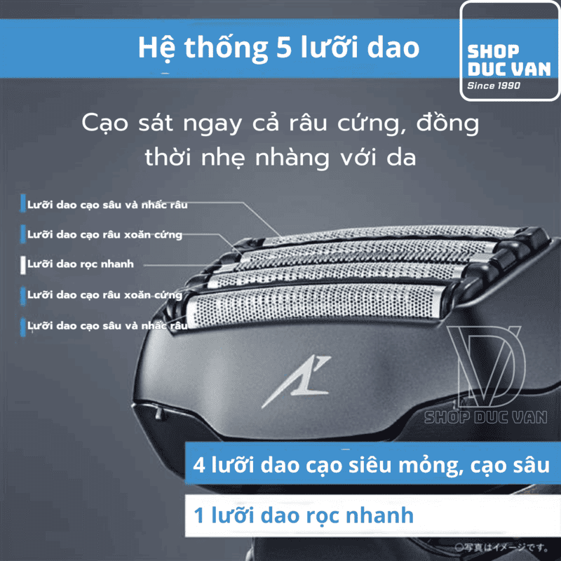 Màng Ngoài Thay Thế Panasonic Cho Máy Cạo Râu Lamdash 5 Lưỡi ES-LVFX ES-LVHX ES-NLV5X ES-NLV7X