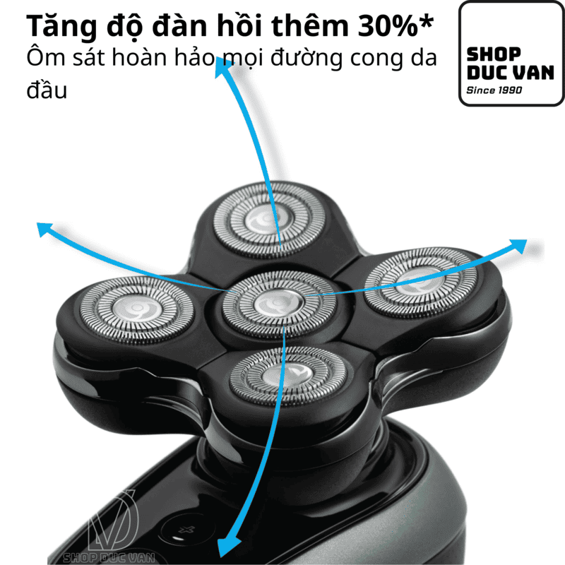 Máy Cạo Đầu Remington RX7 Ultimate Series XR7200 - Máy Cạo Râu 5 Đầu Cạo Lưỡi Kép, Chế Độ Turbo Cạo Siêu Tốc, Kháng Nước 100%, Sạc Nhanh