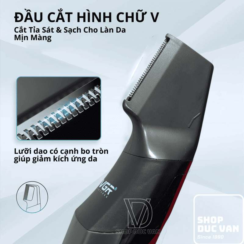 VGR V-603 Men's Professional Nose & Body Trimmer, IPX5 Waterproof, 180-Minute Long-Life Battery