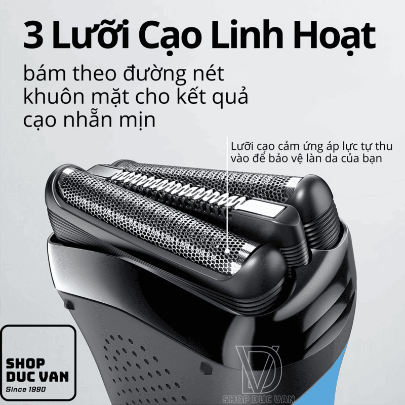 Braun Series 3 310s Rechargeable Wet Dry Men's Electric Shaver with Precision Trimmer