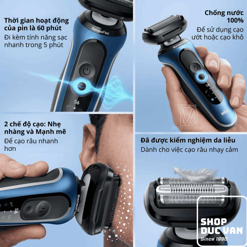 Braun Series 6 6120s Shaver: Close Shave, Gentle On Sensitive Skin