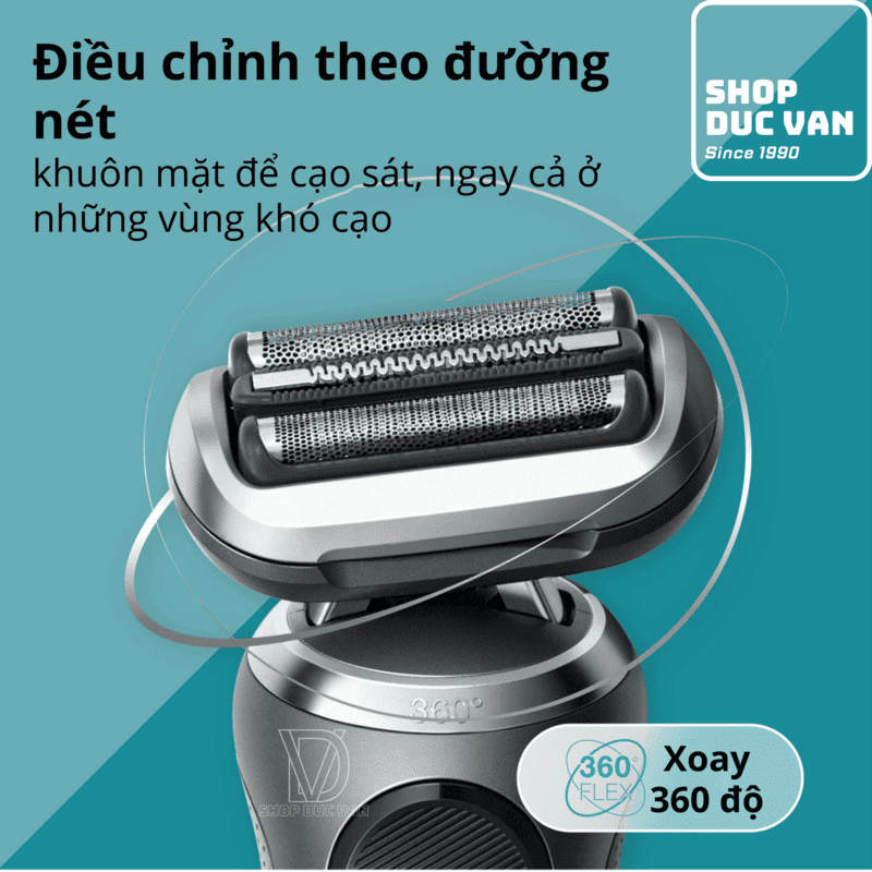 Braun Series 7 7171cc Electric Shaver – 360° Flex Head, SmartCare Cleaning & Charging Station, Made in Germany