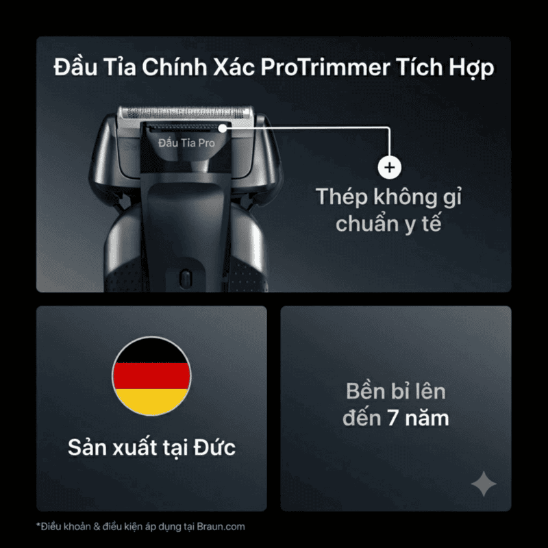 Braun Series 8 8567cc Electric Shaver (Made in Germany) AutoSense Sensor & SmartCare Station