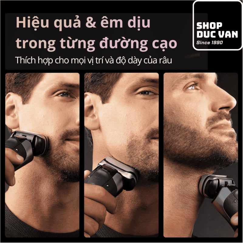 Máy Cạo Râu Braun Series 9 PRO+ 9517s Cao Cấp - Kèm Đế Sạc & Hộp Đựng