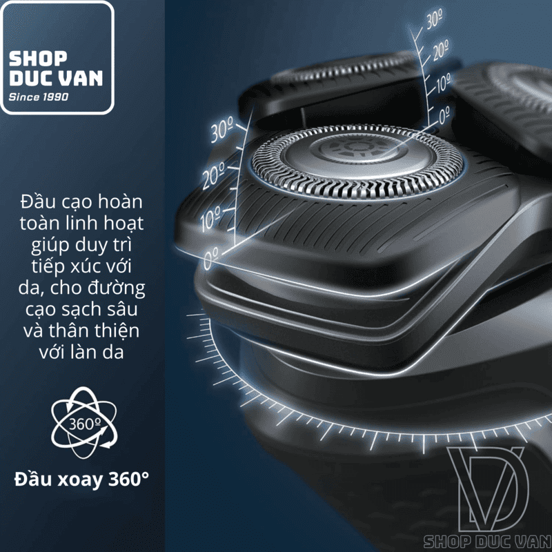 Philips Shaver Series 5000 S5882/60, Wet & Dry Electric Shaver with SkinIQ Technology and Quick Clean Pod