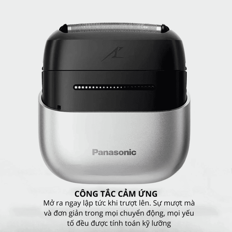 Panasonic ES-CM31 Smart AI Shaver - High-Speed Magnetic Levitation Motor (13,000 RPM), Touch Sensor Switch, 60-Day Battery Life, Compact Travel Design