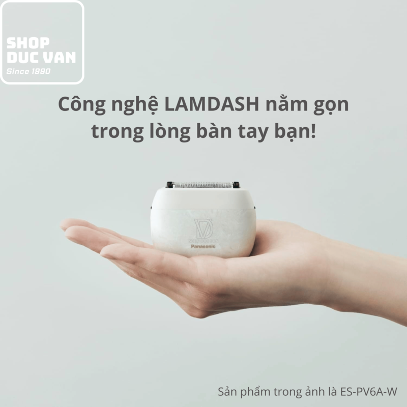 Panasonic ES-PV3A-K Mini Electric Shaver Pocket-Sized 5-Blade Razor, USB Type-C Fast Charge, IPX7 Waterproof, Wet & Dry Use