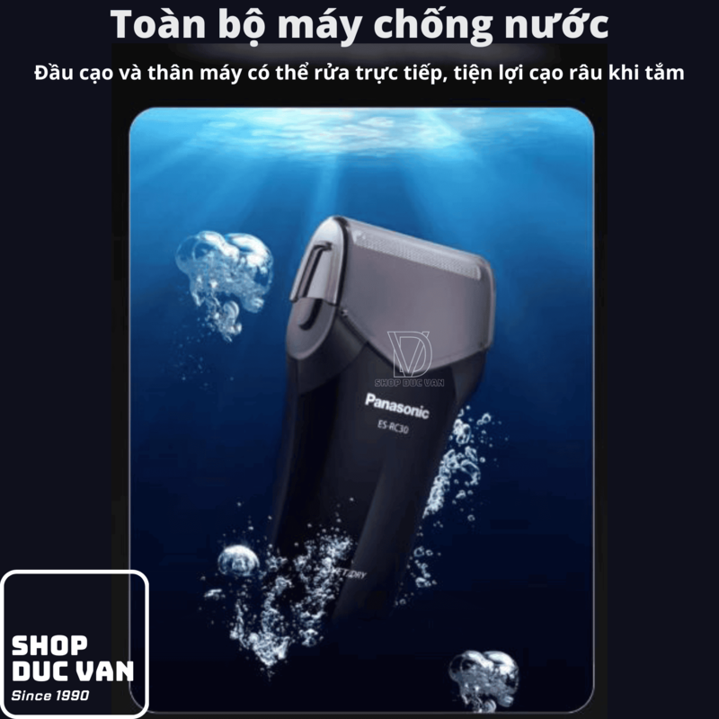 Panasonic ES-RC30 Electric Shaver, Wet & Dry Shaving