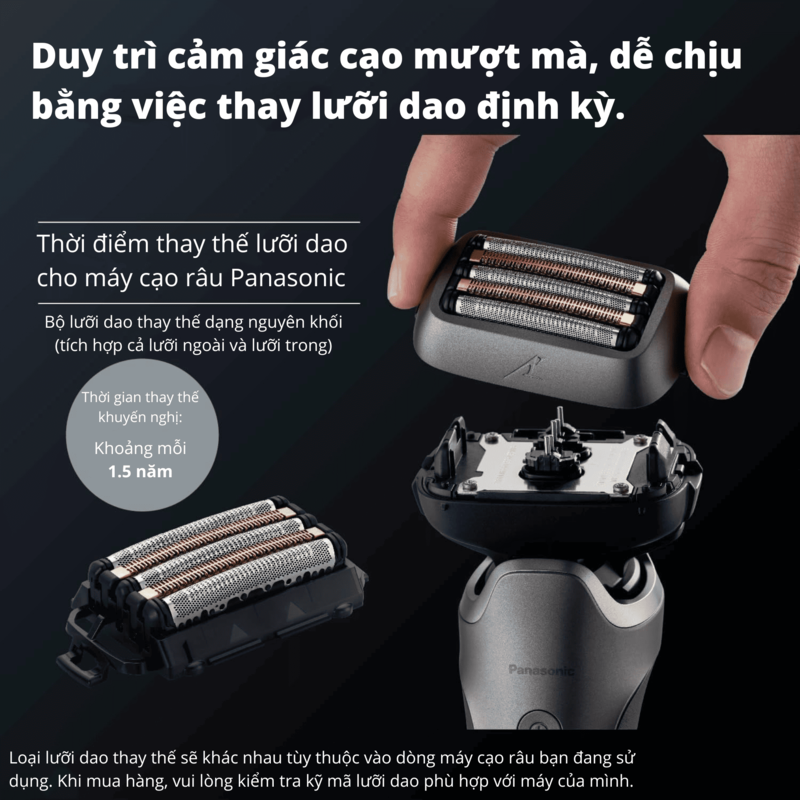 Máy Cạo Râu Panasonic Lamdash 5 Pro ES-L551U Hệ Thống 5 Lưỡi Đầu Cạo 5D Công Nghệ AI Tự Động Tăng Giảm Công Suất Sạc Cáp Type-C Tiện Lợi