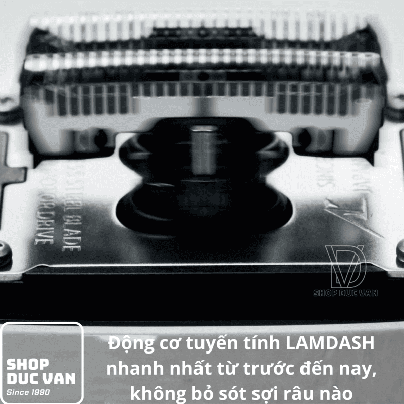 Panasonic Lamdash ES-PV6A 5-Blade Mini Compact Shaver, Stone Grain Pattern, Marble Black, For Men and Women, USB Type-C Charging, Wet and Dry Shave