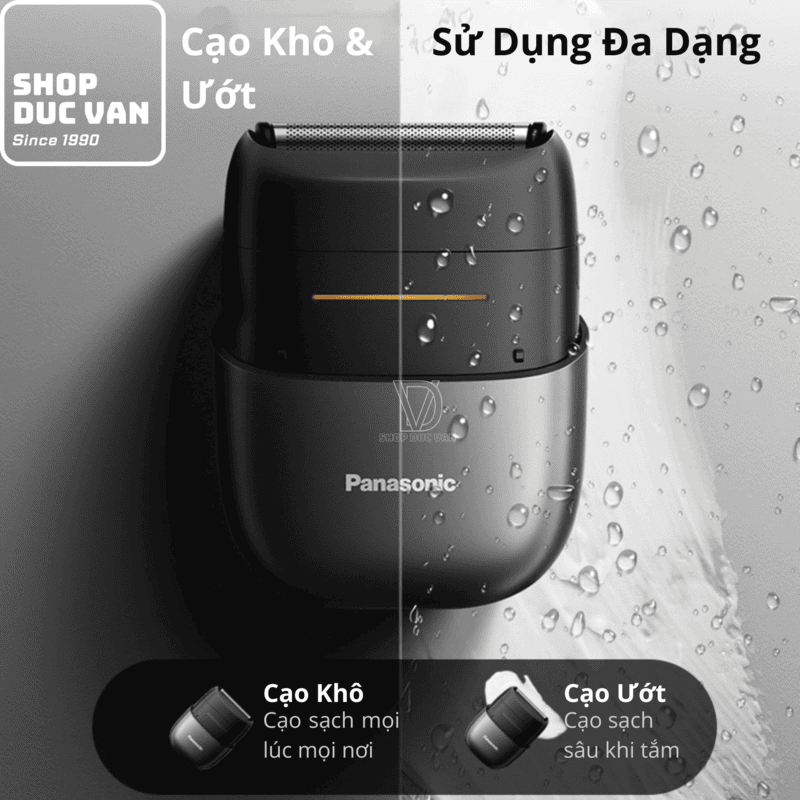 Panasonic Swipe Right Compact Mini Electric Shaver ES-CM20 Men and Women