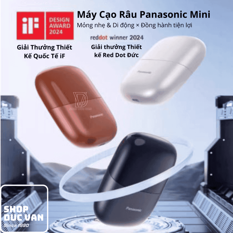 Panasonic Swipe Right Compact Mini Electric Shaver ES-CM20 Men and Women