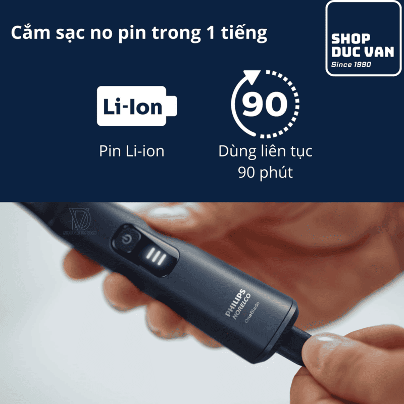 Philips Norelco OneBlade Pro 360 Face & Body QP6542/70 Hybrid Electric Beard Trimmer and Shaver With Original Blade, 14-length Adjustable Comb