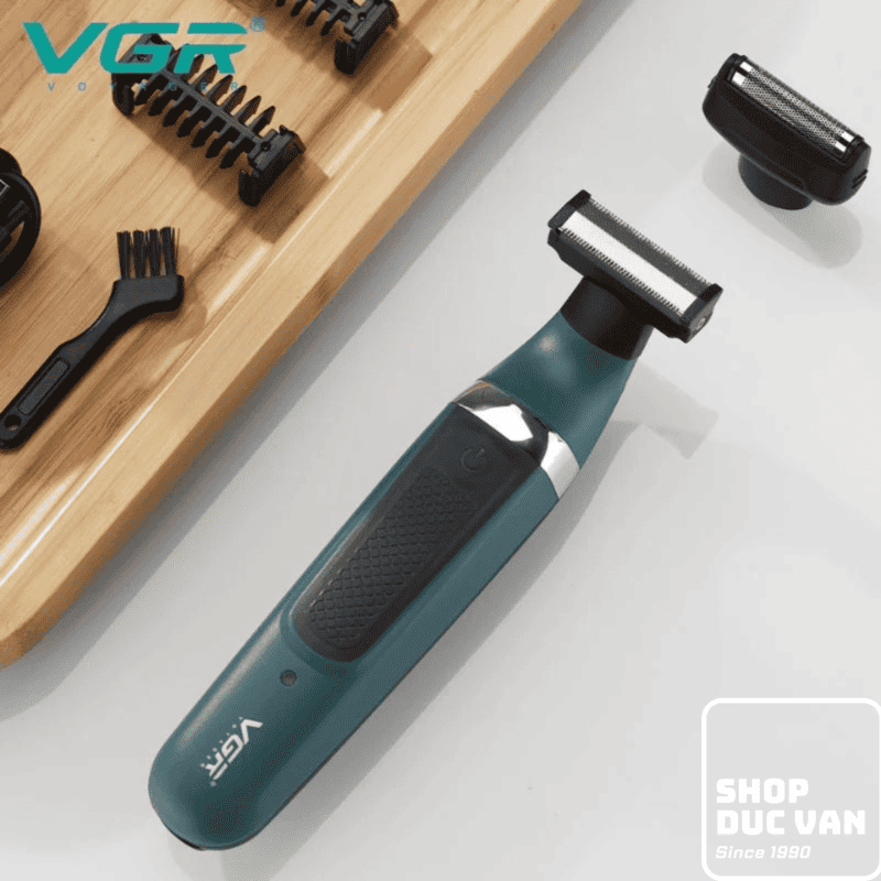 Máy Cạo Râu VGR V-393 Đa Năng 2 Trong 1, Chống Nước IPX5