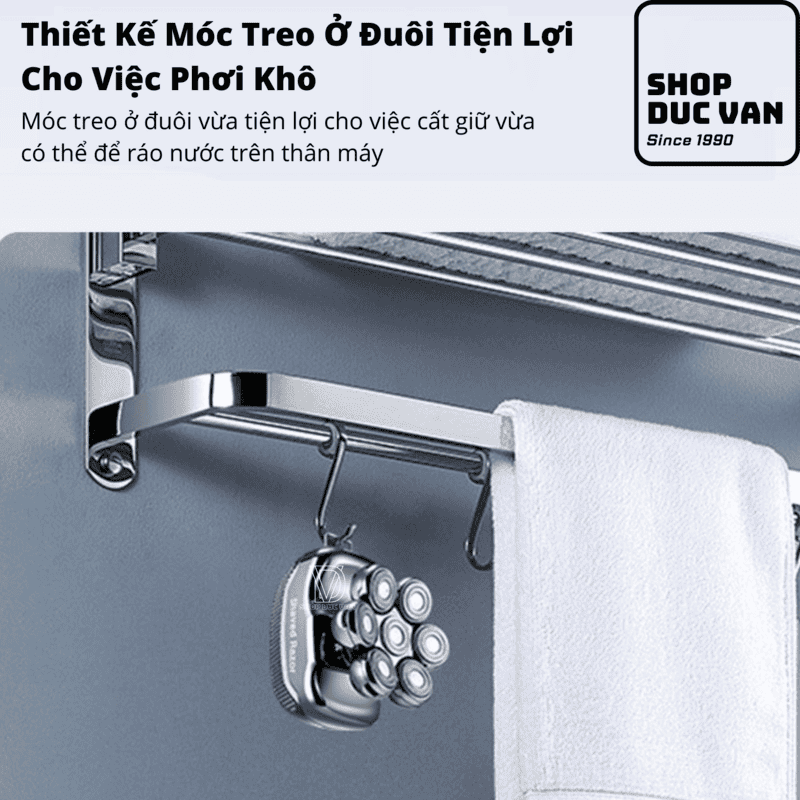 Máy Cạo Trọc Đầu, Máy Cạo Râu Đa Năng 7 Lưỡi RQ7900