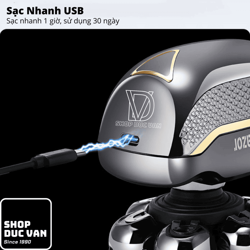 Máy Cạo Trọc Đầu, Máy Cạo Râu Đa Năng 7 Lưỡi RQ7900