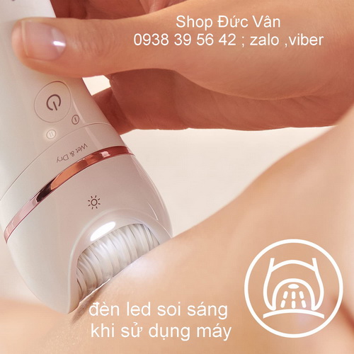 Máy tẩy lông Philips Epilator Series 8000 BRE720