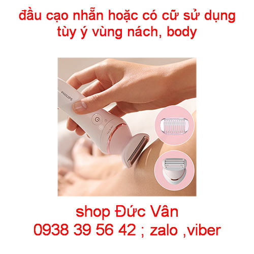 Máy tẩy lông Philips Satinelle Prestige BRE648